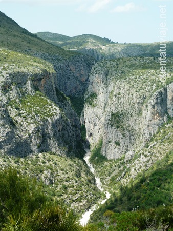 El Barranco del Infierno, La Vall de Laguar. Alicante.